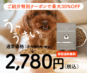 ぼくのウマウマごはんの初回割引キャンペーン。通常価格3,980円がクーポン利用で最大30%OFFの2,780円（税込）
