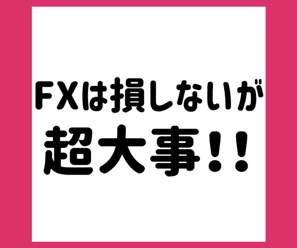 FXは損しないが超大事！タケルFXスクール