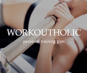 完全個室パーソナルトレーニングジムWORKOUTHOLIC（ワークアウトホリック）公式バナー